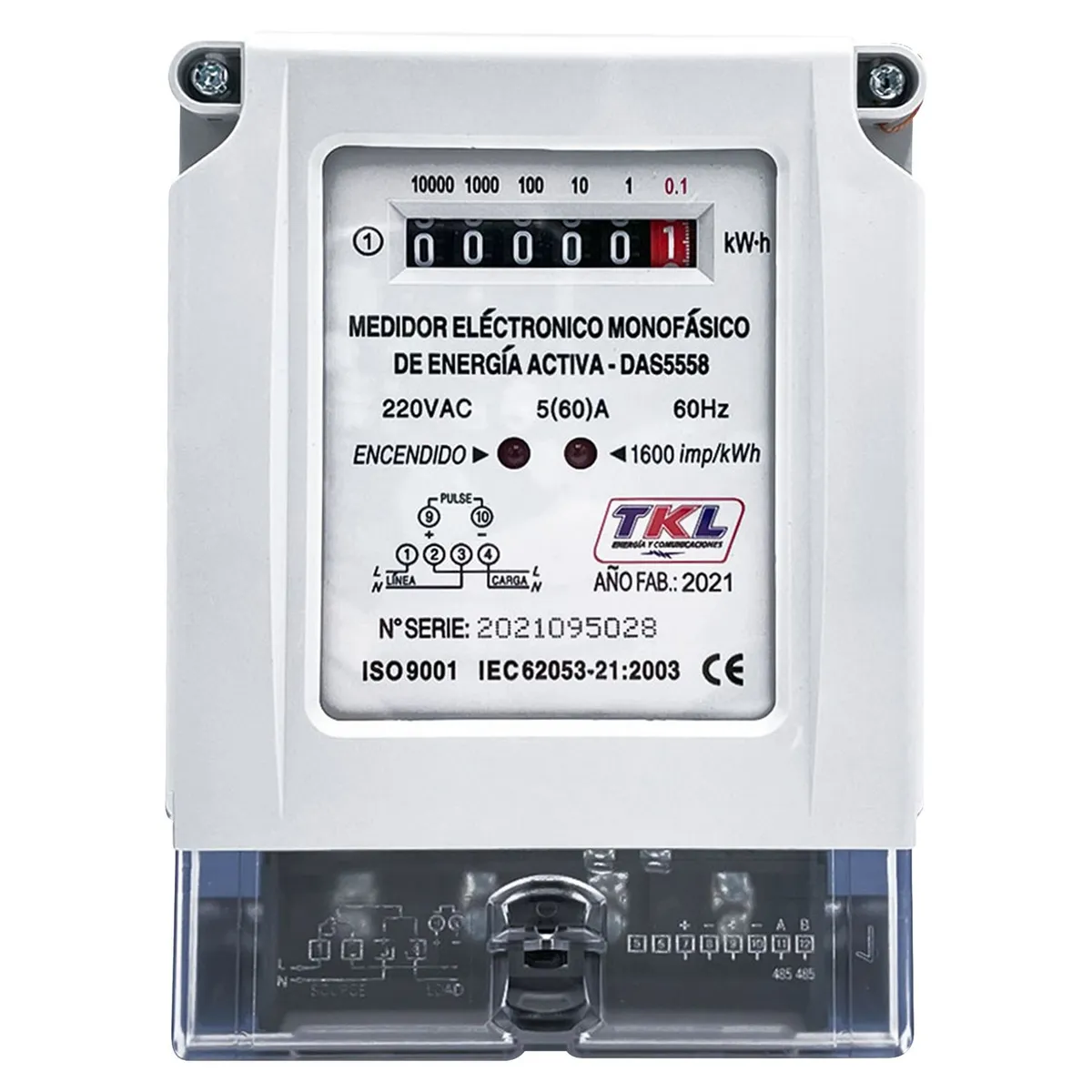 TKL - Medidor de luz electrónico monofásico 60A