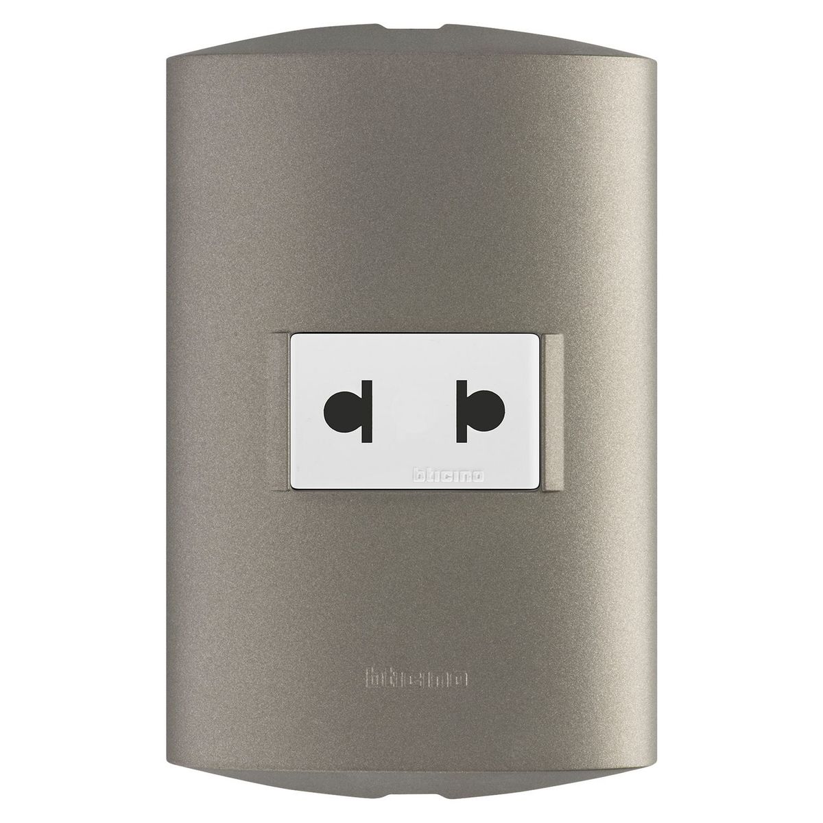 BTICINO - Tomacorriente Simple Universal Modus Style Terra