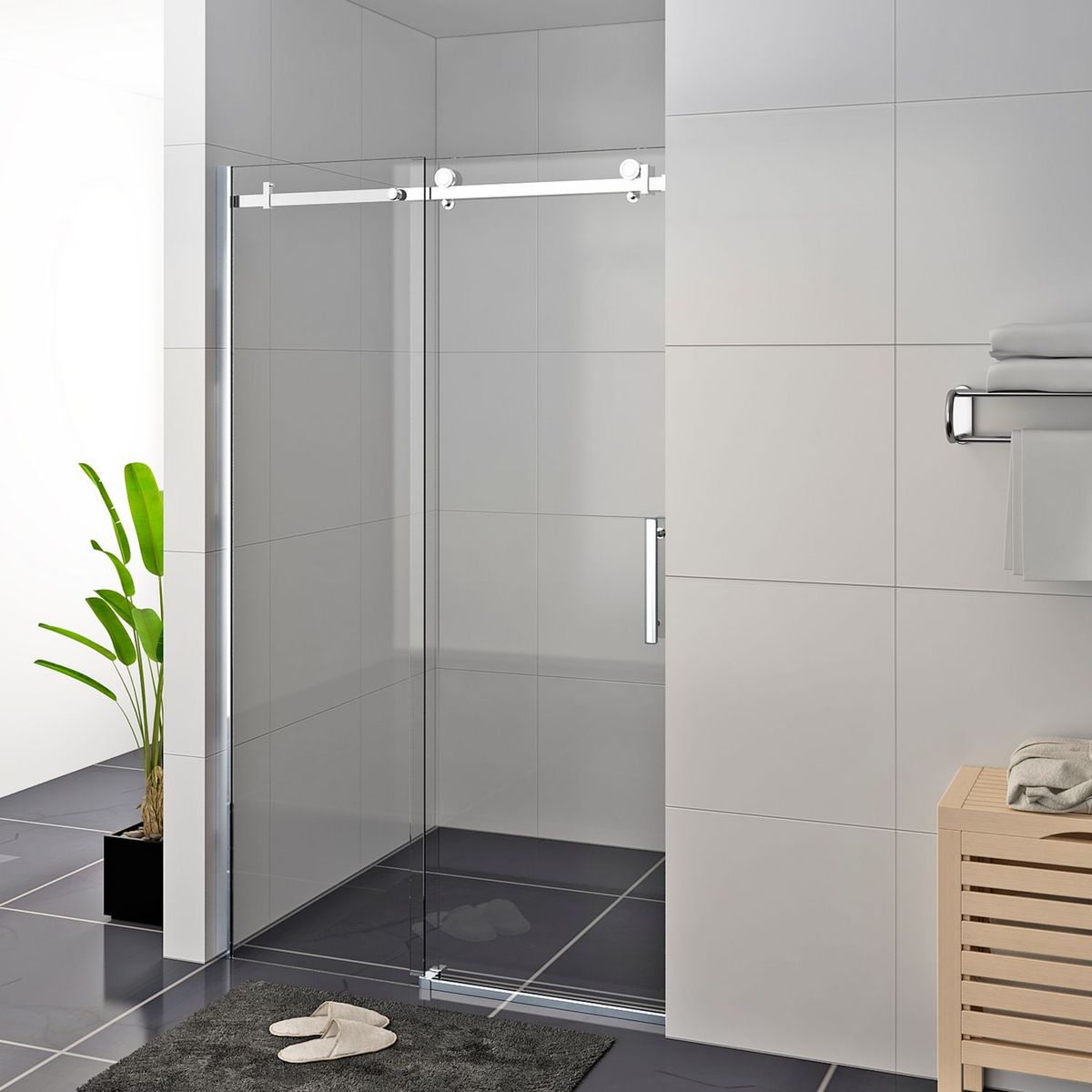 SENSI DACQUA - Puerta Deslizable 8mm 135x190 cm