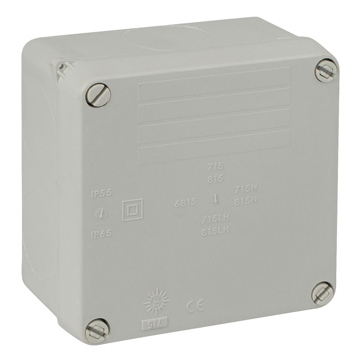 SOLERA - Caja de paso 100x100x55mm Solera PVC