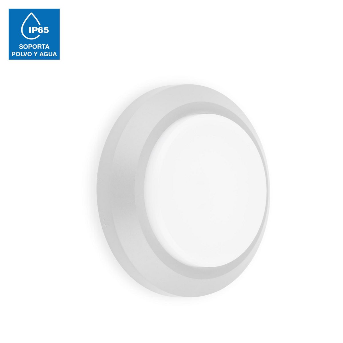 LEDVANCE - Braquete De Pared Exterior Led Circular Blanco 3W Luz Cálida