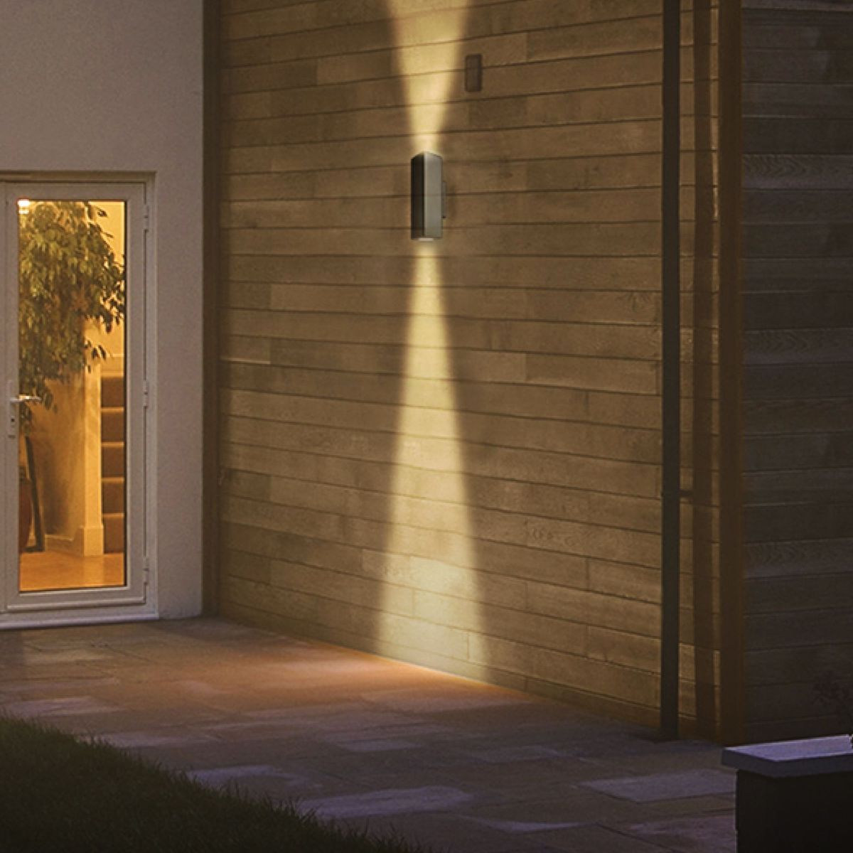 LEDVANCE - Braquete De Pared Exterior Led Dual Negro