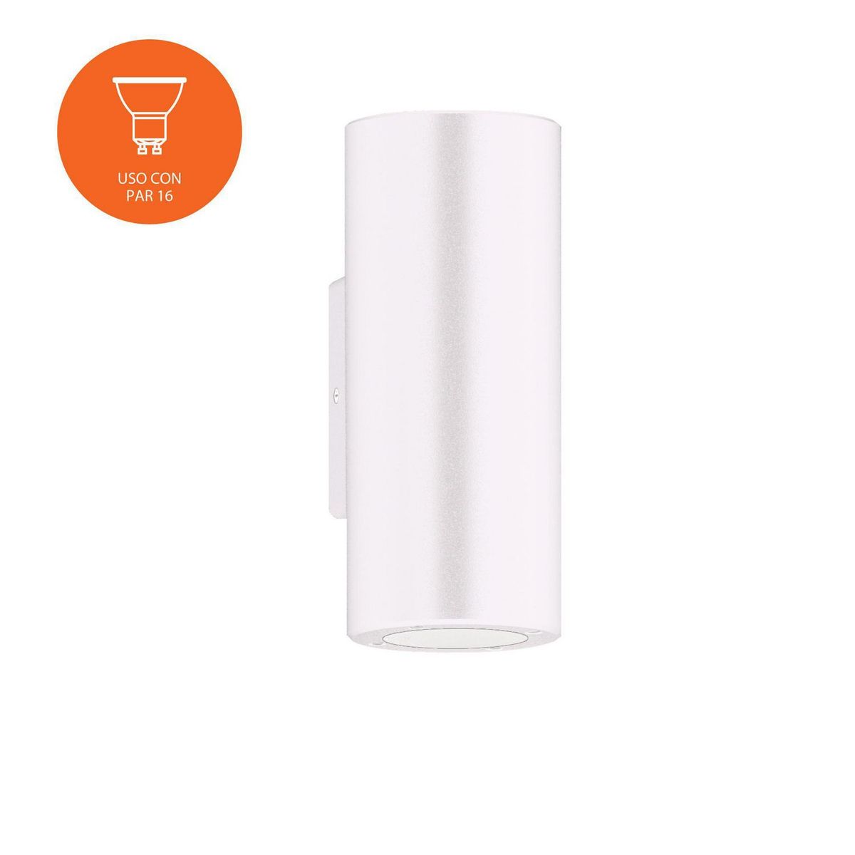 LEDVANCE - Braquete De Pared Exterior Led Dual Cilindro Blanco