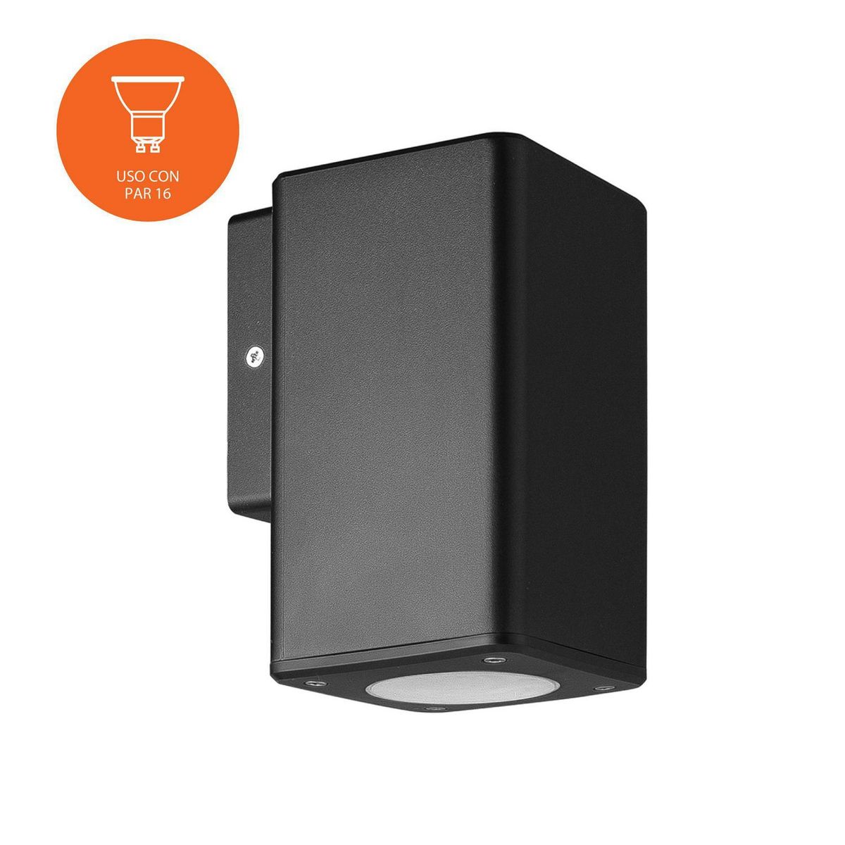 LEDVANCE - Braquete De Pared Exterior Led Single Negro