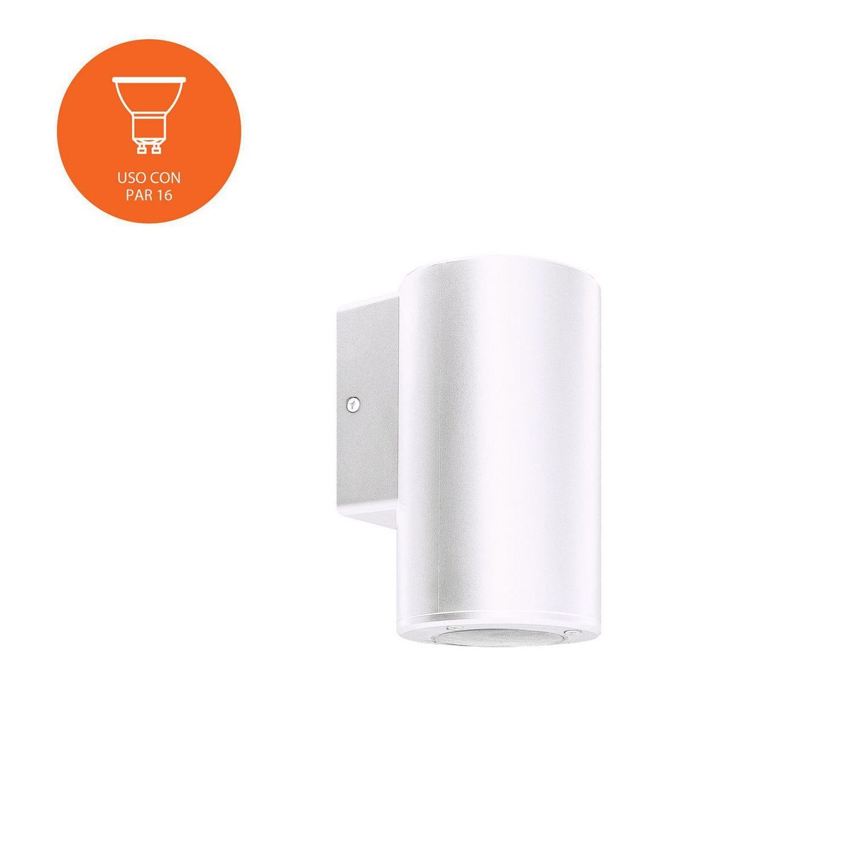 LEDVANCE - Braquete De Pared Exterior Led Single Cilindro Blanco