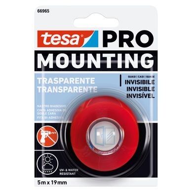 Cinta Doble Faz Resistente a Temperaturas 19 mm x 5 m