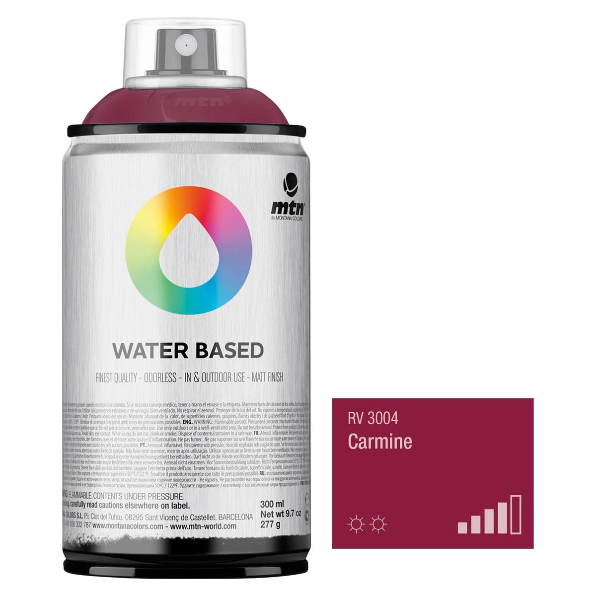 Spray Multiusos Rojo Burdeos 300ml, marca MONTANA COLORS - Foto Principal