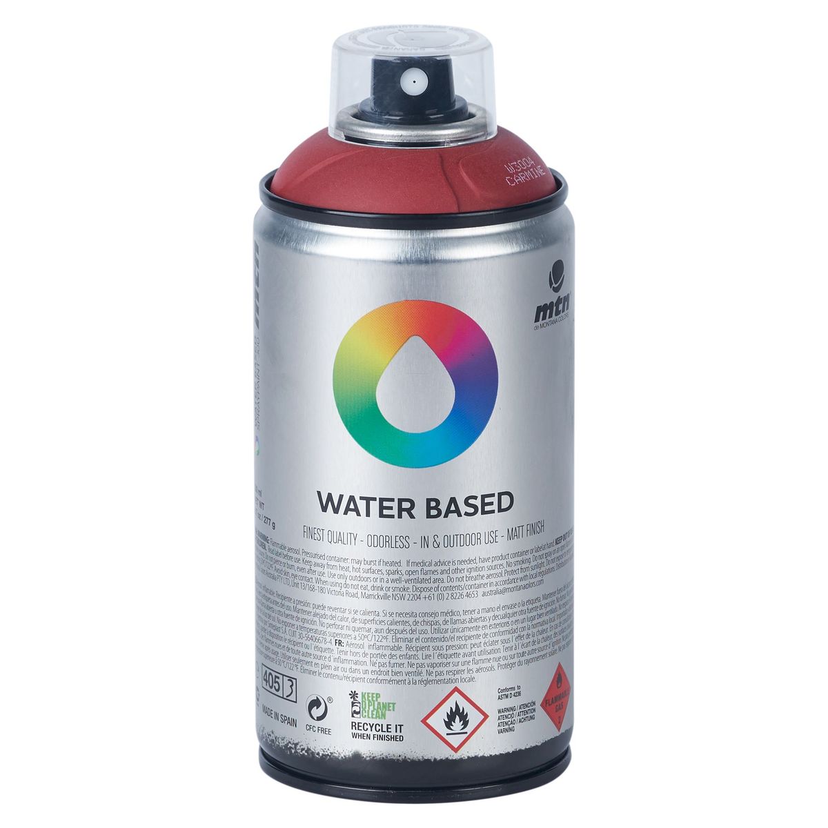 Spray Multiusos Rojo Burdeos 300ml, marca MONTANA COLORS - Foto 2