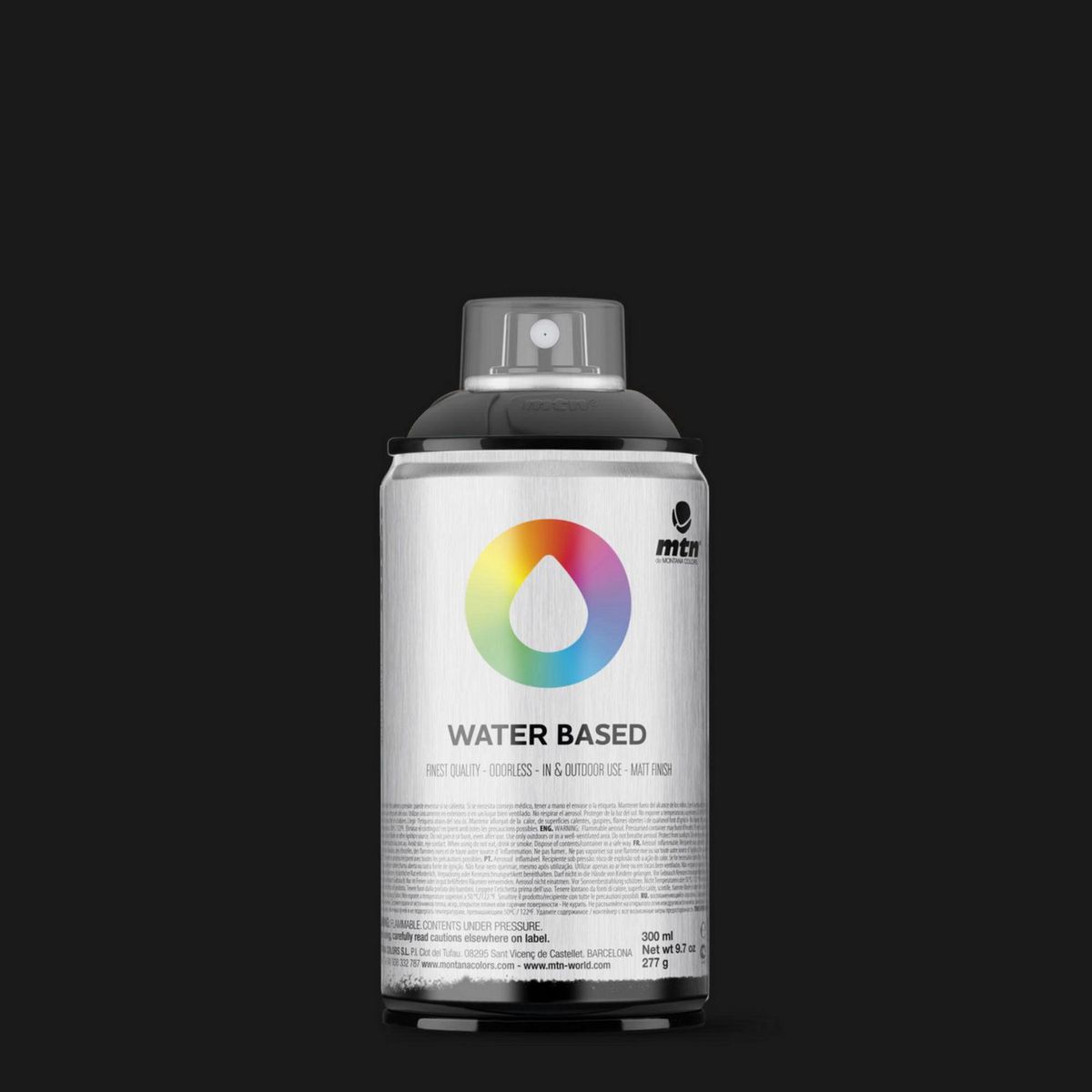 MONTANA COLORS - Spray Multiusos Negro 300ml
