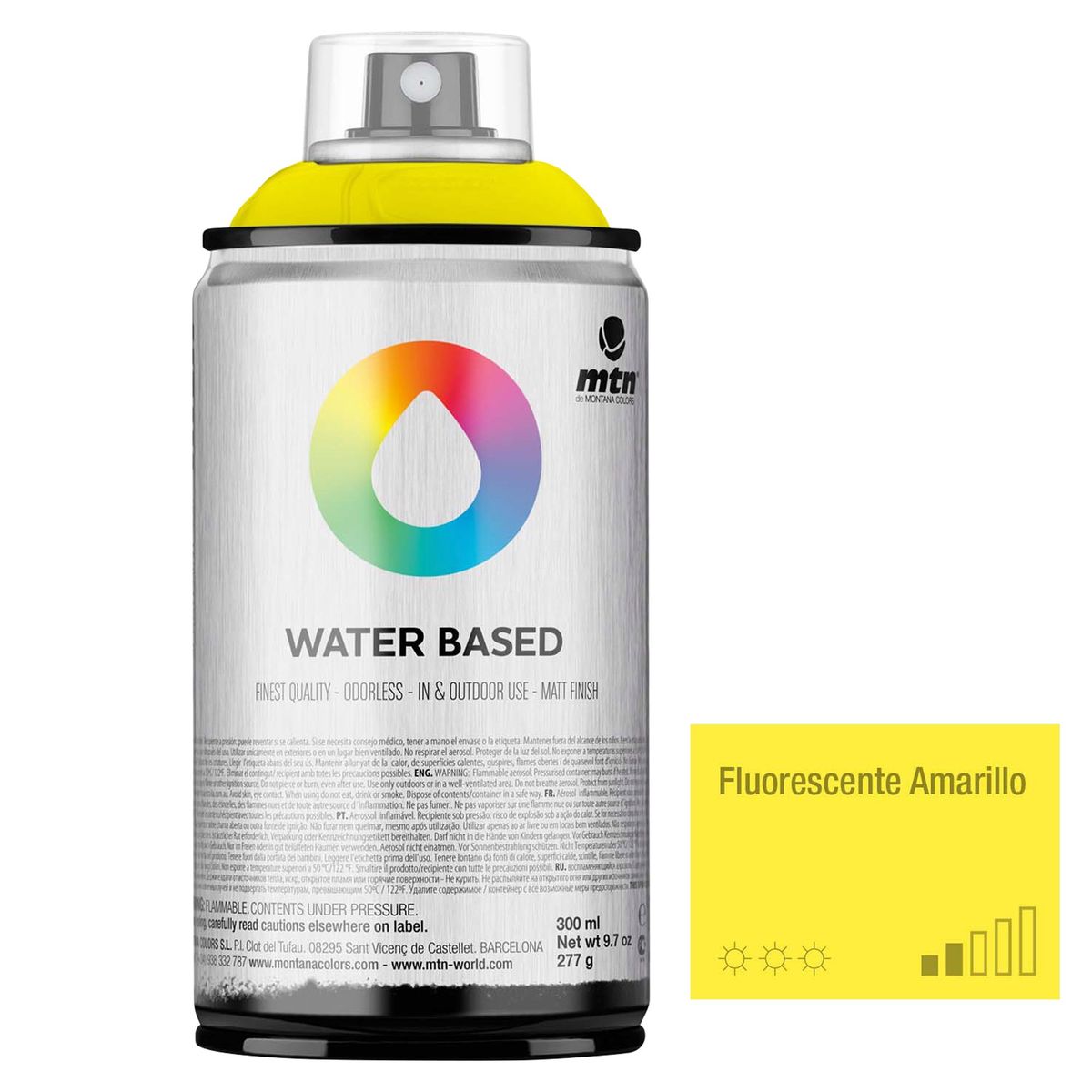 GENERICO - Spray Multiusos Amarillo Fluorescente 300ml