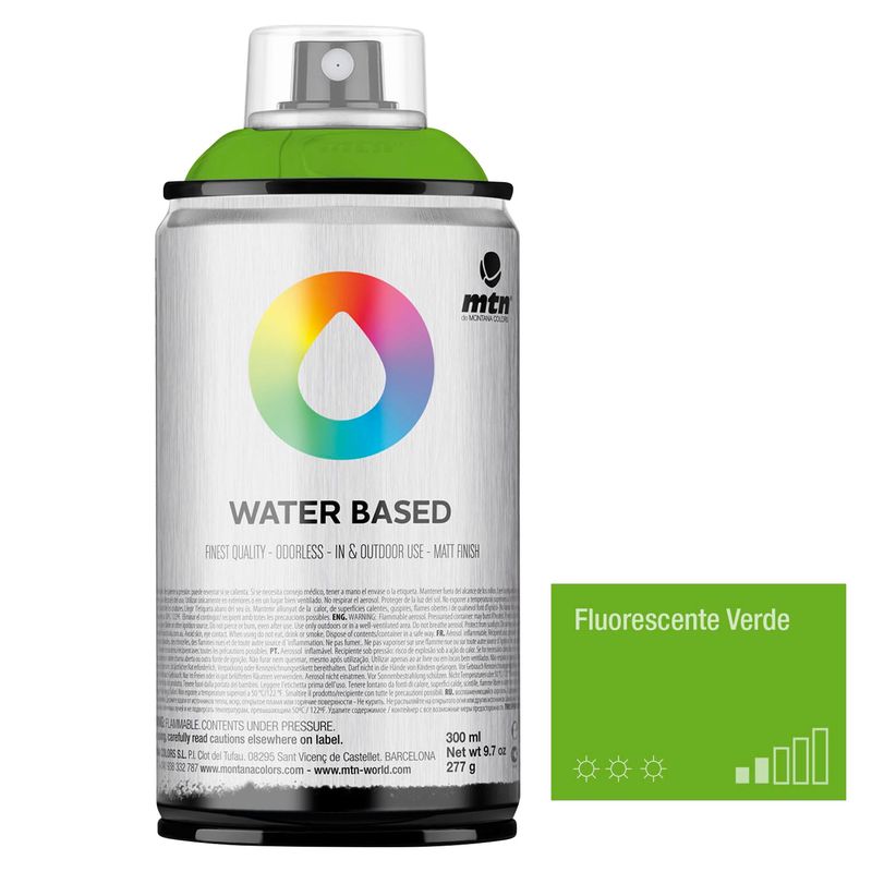 MONTANA COLORS - Spray Multiusos Verde Fluorescente 300ml