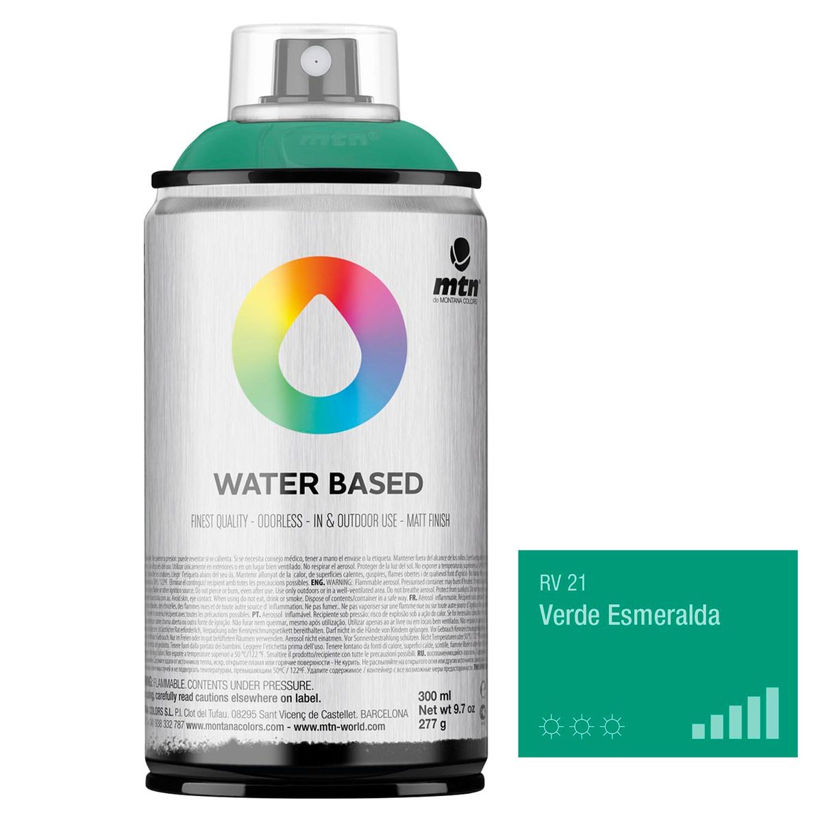 Spray Multiusos Verde Esmeralda 300ml, marca MONTANA COLORS - Foto Principal