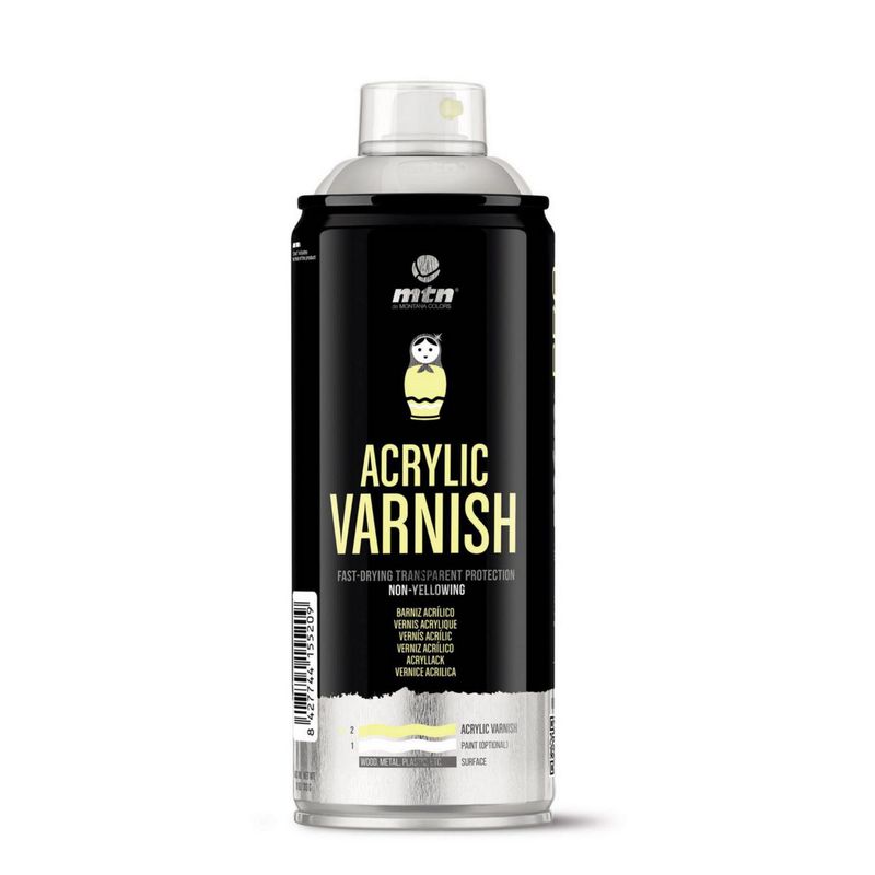 MONTANA COLORS - Spray Wáter Based Barniz Mate 300ml