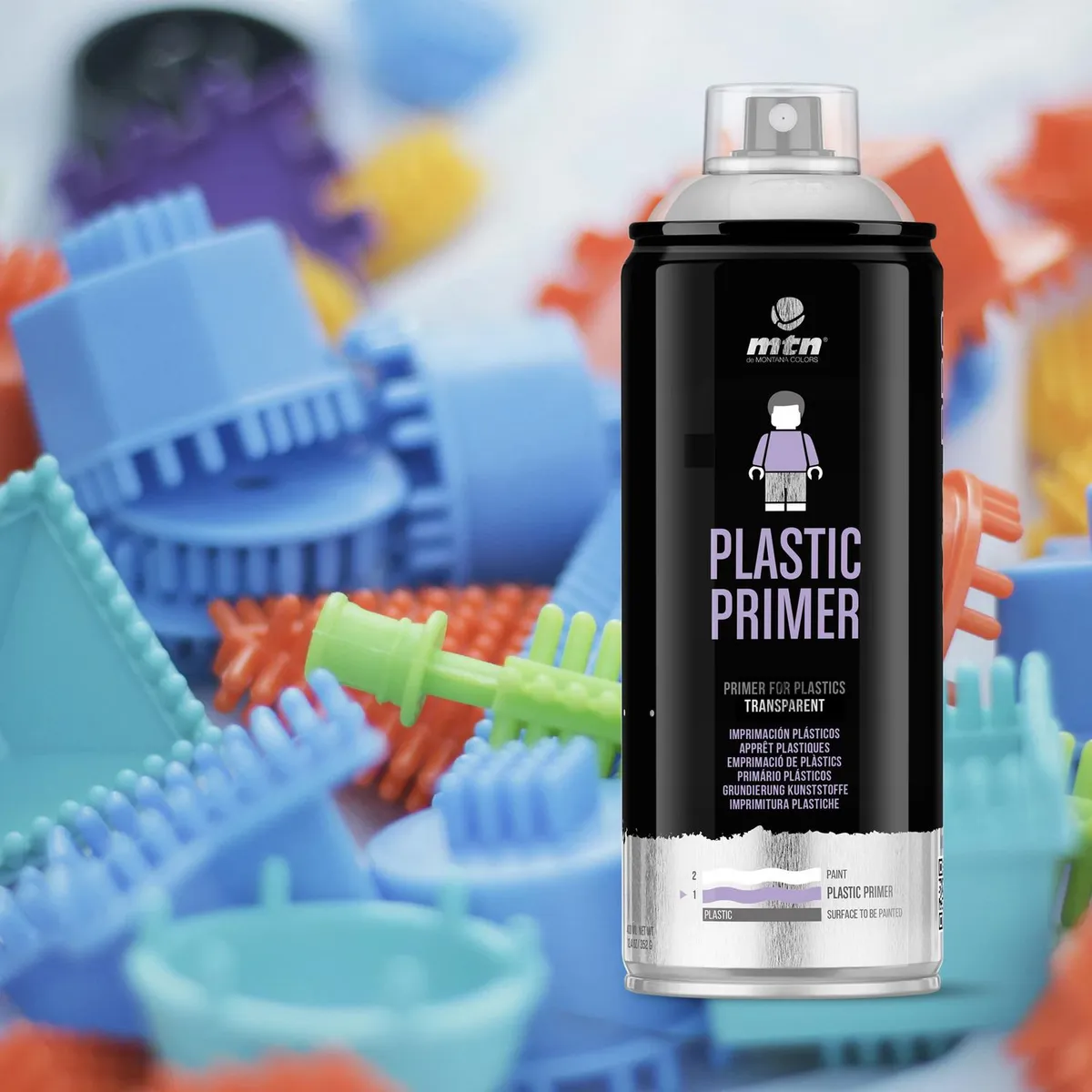 MONTANA COLORS - Spray Multiusos Pro Imprimante Plásticos 400ml