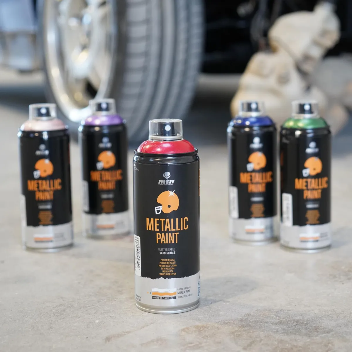 MONTANA COLORS - Spray Pintura Metálica Verde 400ml