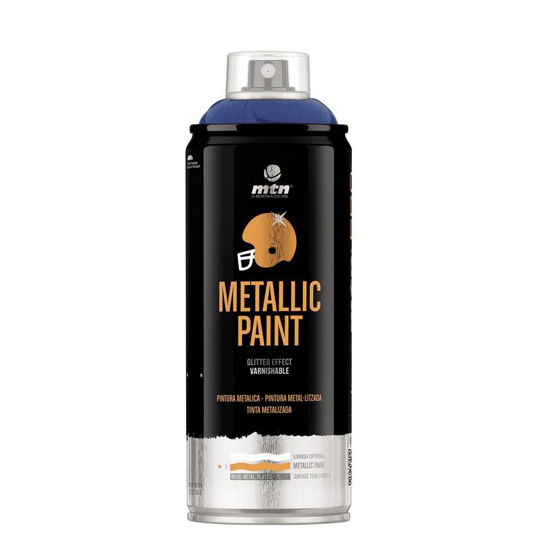 MONTANA COLORS - Spray Pintura Metálica Azul Oscuro 400ml