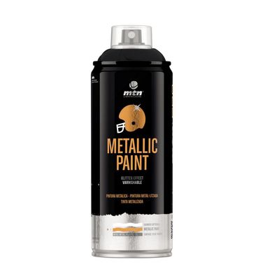 Spray Pintura Met�lica Negra 400ml