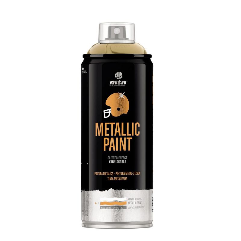 MONTANA COLORS - Spray Pintura Metálica Oro 400ml