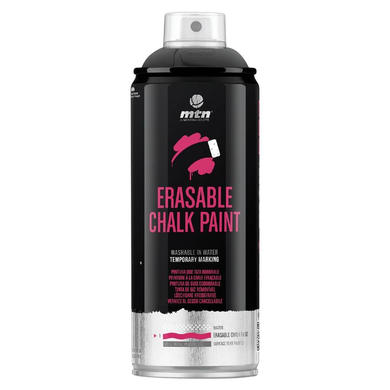  - Spray Multiusos Tiza Borrable Pro Negro 400ml