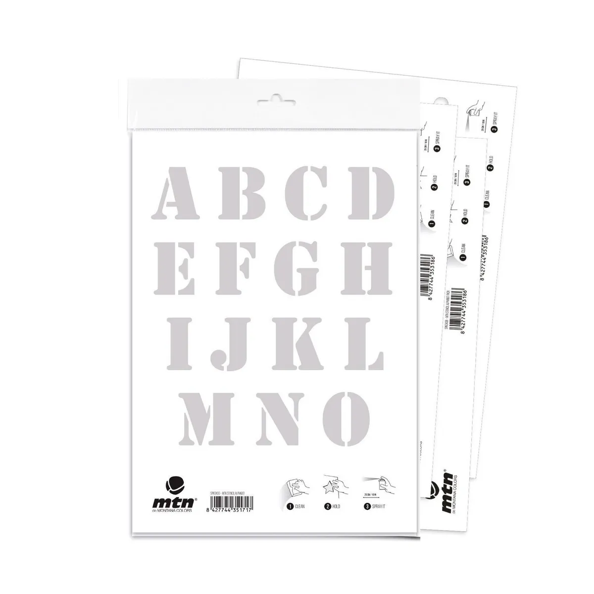 MONTANA COLORS - Stencil Pack x 10 unidades