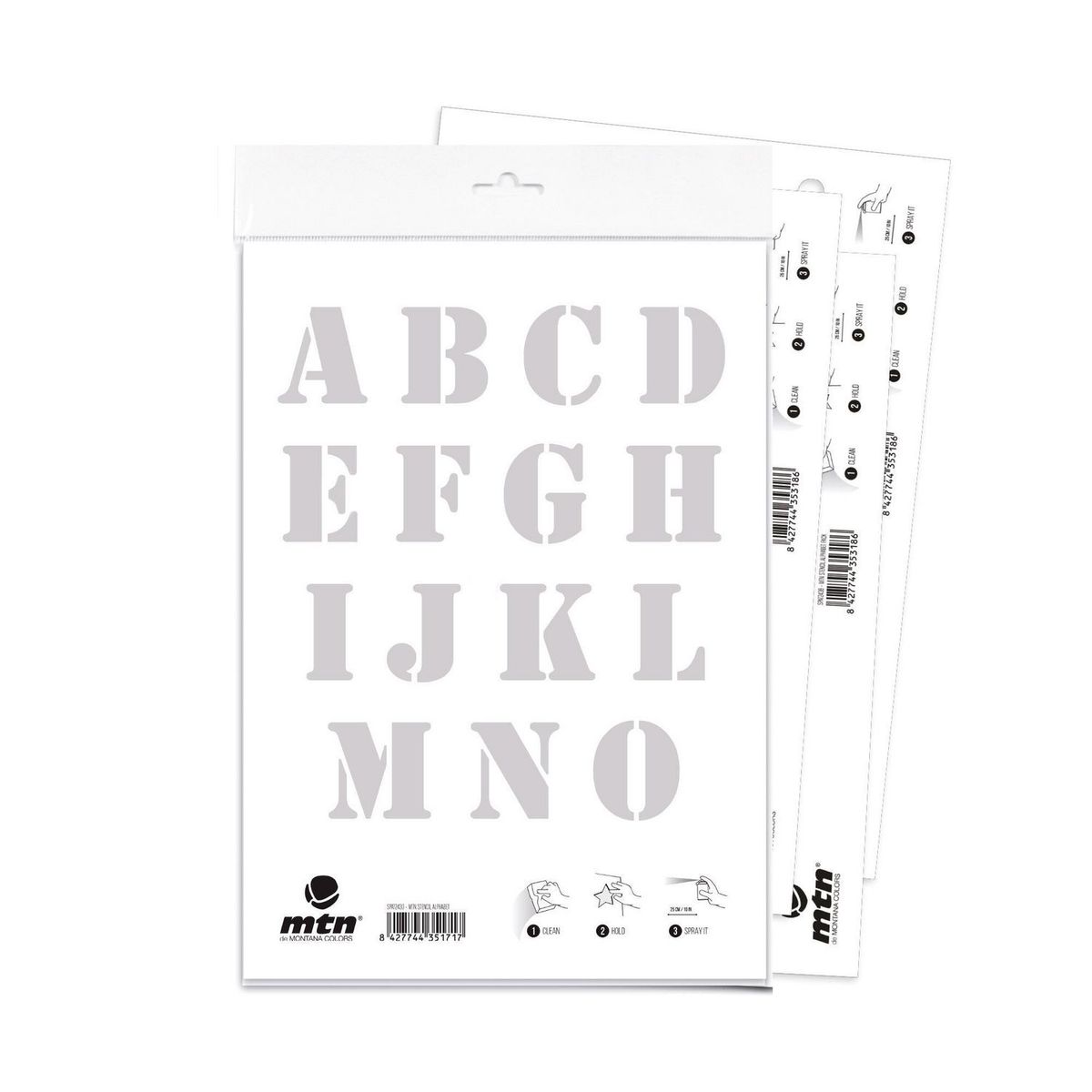 MONTANA COLORS - Stencil Pack x 10 unidades