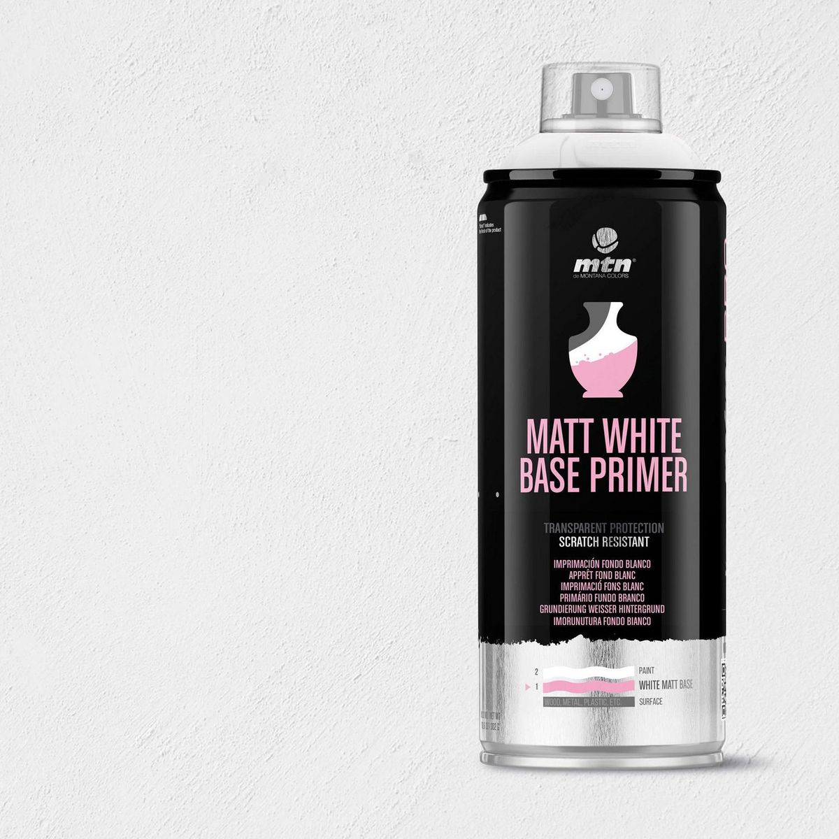 MONTANA COLORS - Spray Multiusos Imprimante Blanco 400ml