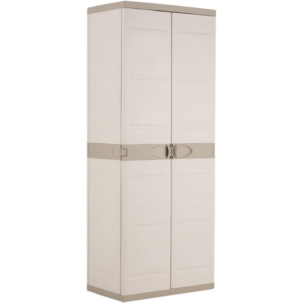 JUST HOME COLLECTION - Armario de Plástico Titanium 70x44x176cm Beige