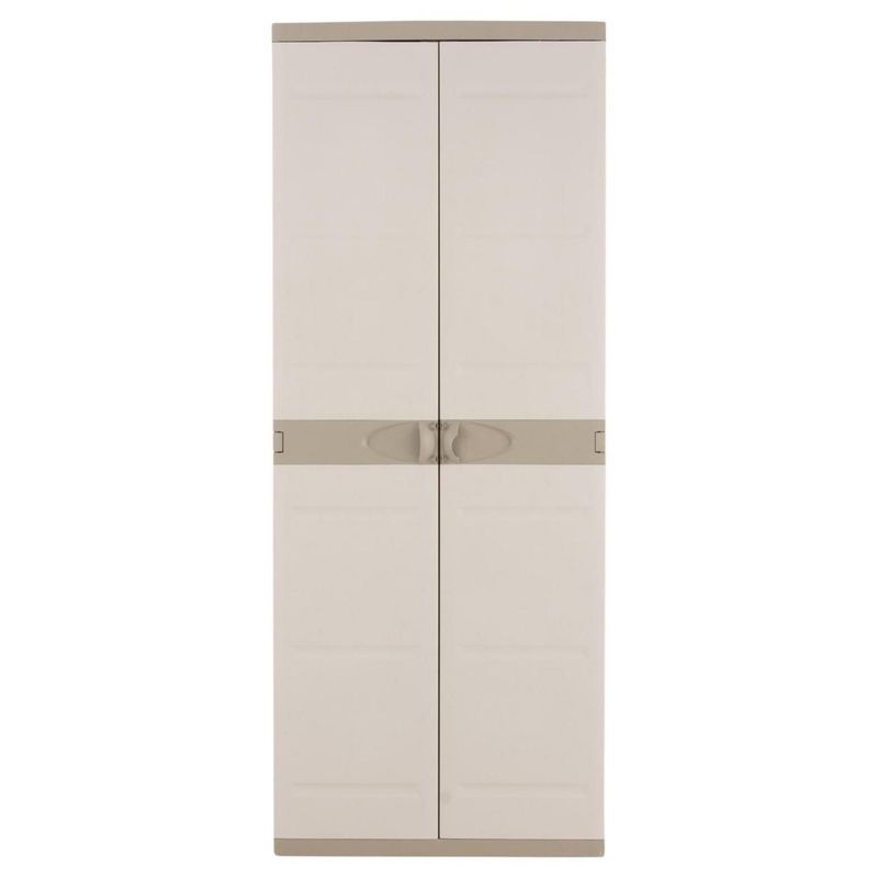 JUST HOME COLLECTION - Armario de Plástico Titanium 70x44x176cm Beige