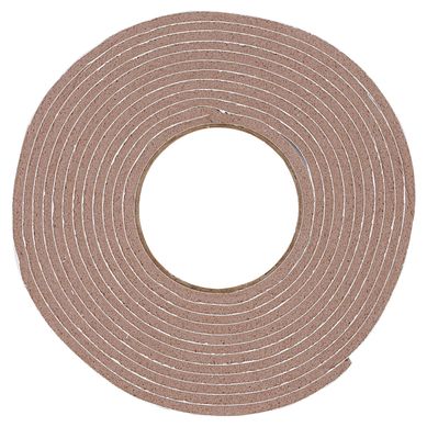 Burlete Adhesivo de Vinilo Adhesivo 3/8-3/16-5.2 m. Marrn