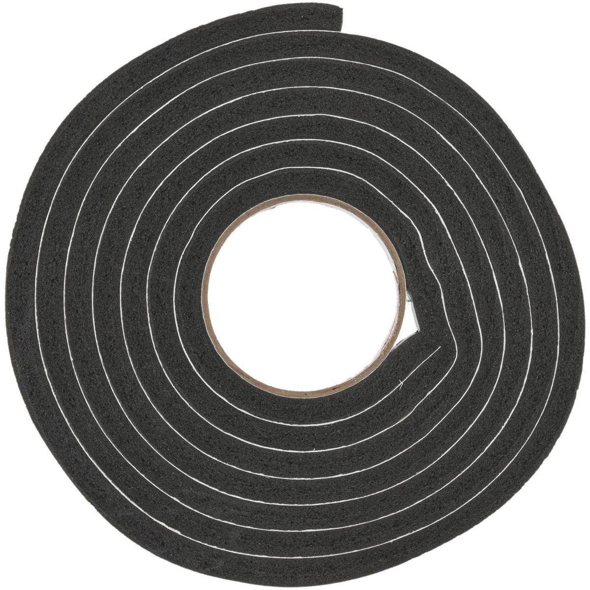 FIXSER - Burlete Adhesivo de Goma Adhesivo 3/4-7/16-3 m. Negro