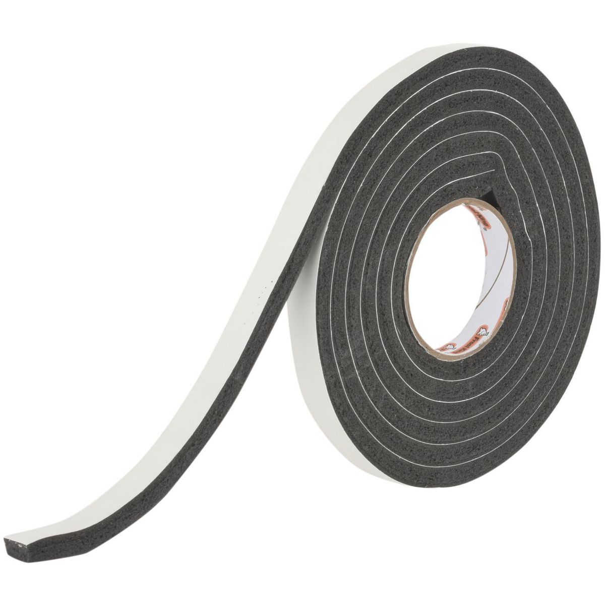 FIXSER - Burlete Adhesivo de Goma Adhesivo 3/4-7/16-3 m. Negro