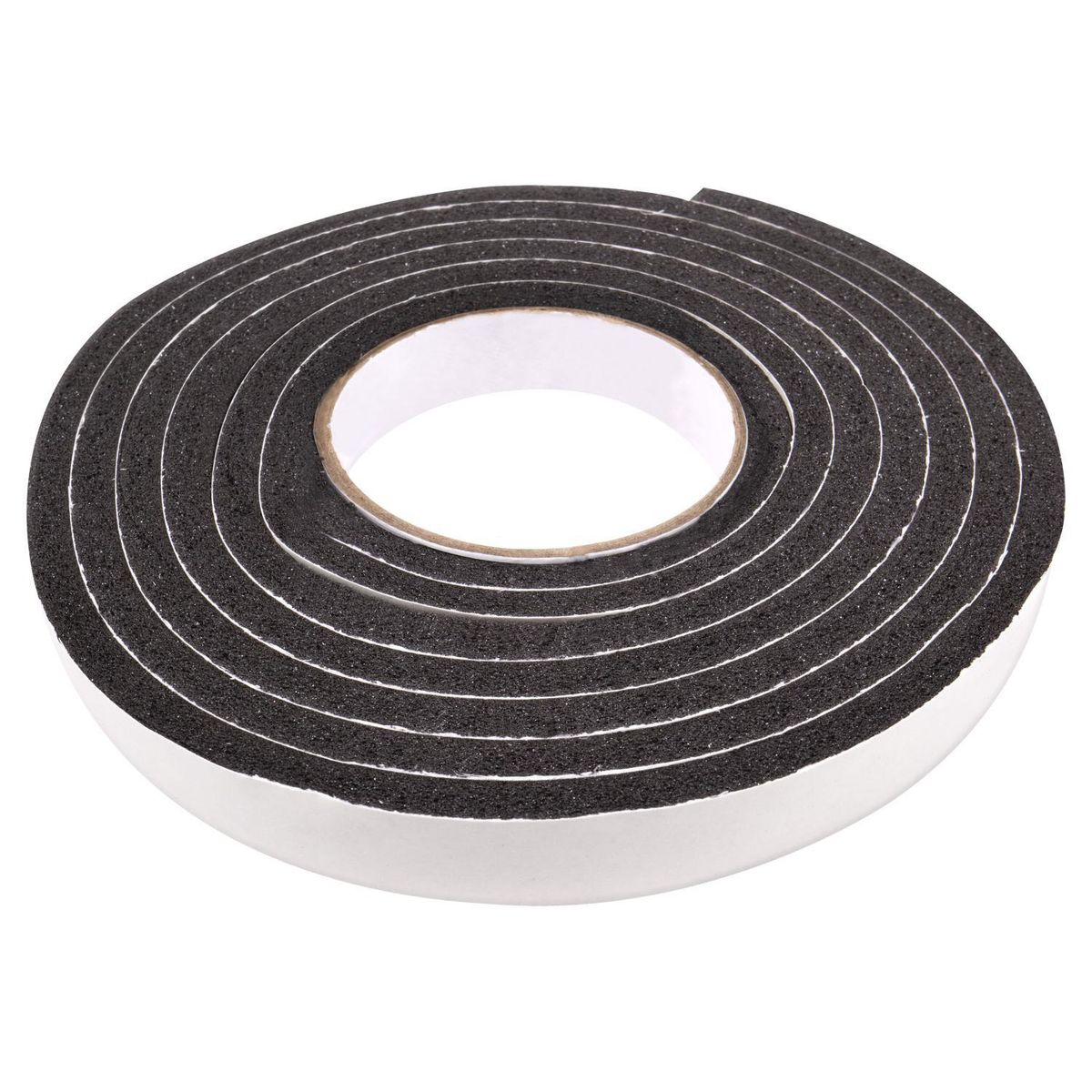 FIXSER - Burlete Adhesivo de Espuma Adhesivo 3/4-7/16-5 m. Gris