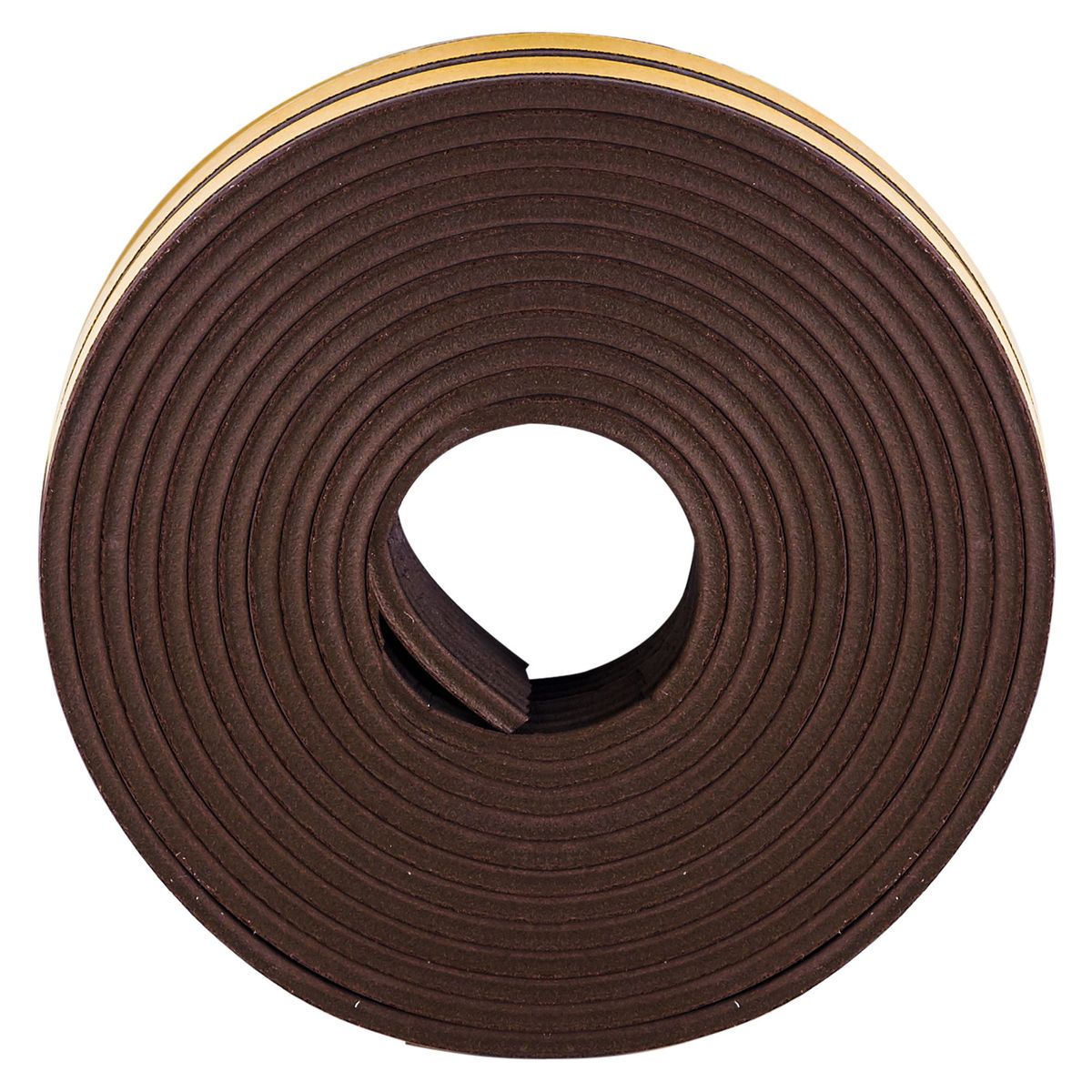 FIXSER - Burlete Adhesivo con Canal Adhesivo 3/8-1/8-52 m. Marrón