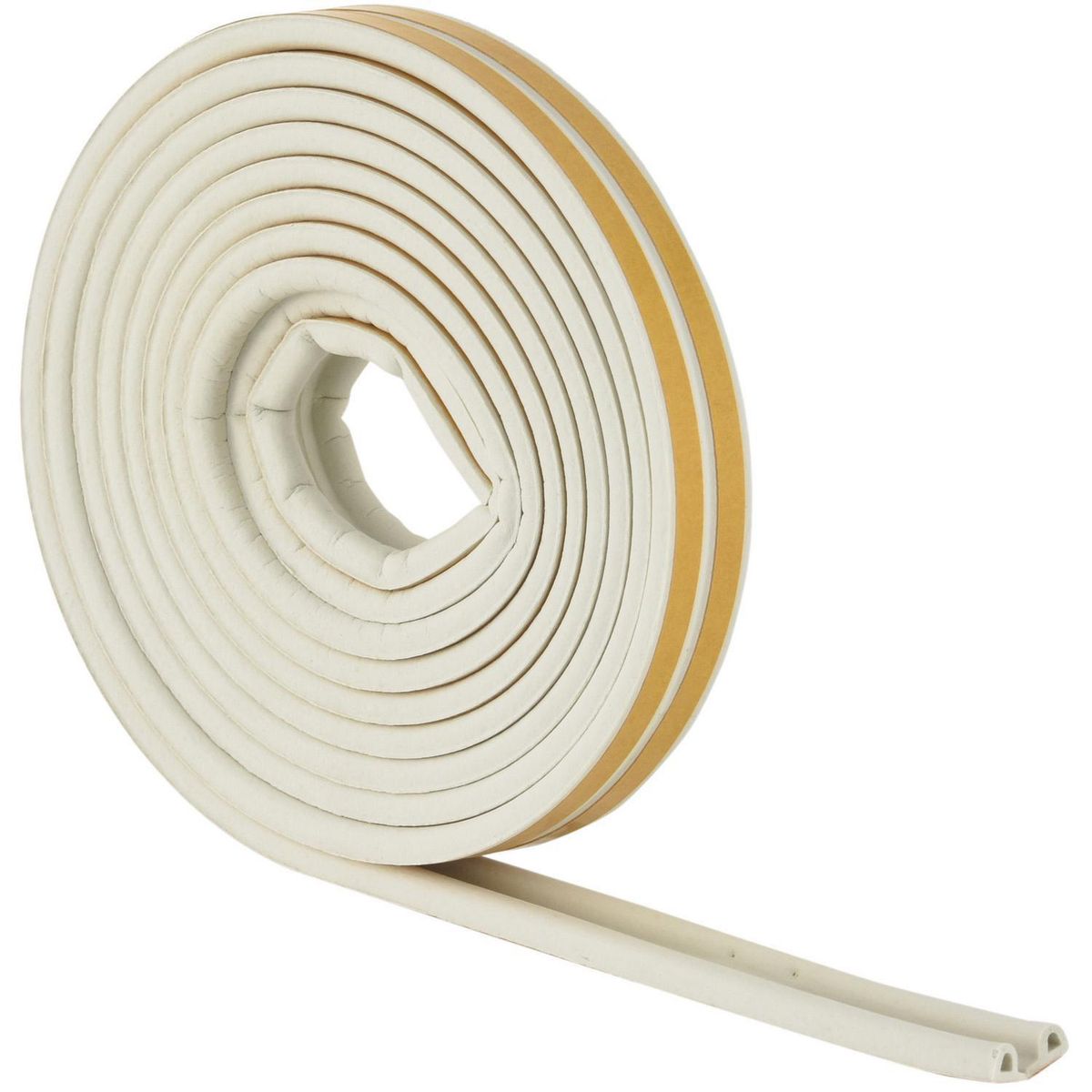 FIXSER - Burlete Adhesivo de Goma Adhesivo 3/8-7/32 6 m. Blanco