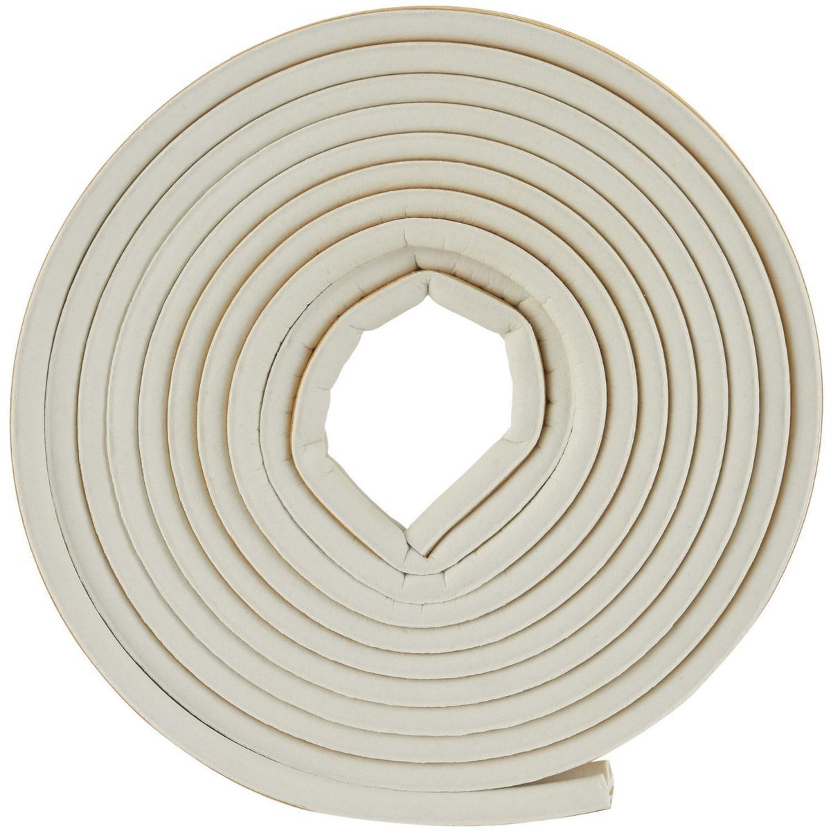 FIXSER - Burlete Adhesivo de Goma Adhesivo 3/8-7/32 6 m. Blanco