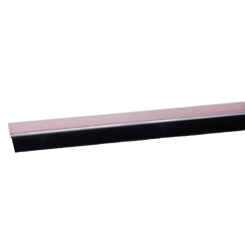 FIXSER - Burlete B Adhesivo para Puerta Adhesivo Cepillo 7/8" Blanco