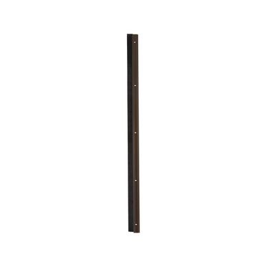 Burlete B Adhesivo para Puerta Cepillo Marrn