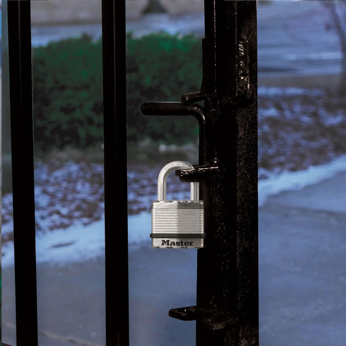 MASTERLOCK - Candado Laminado de Acero Inoxidable Masterlock 45 mm