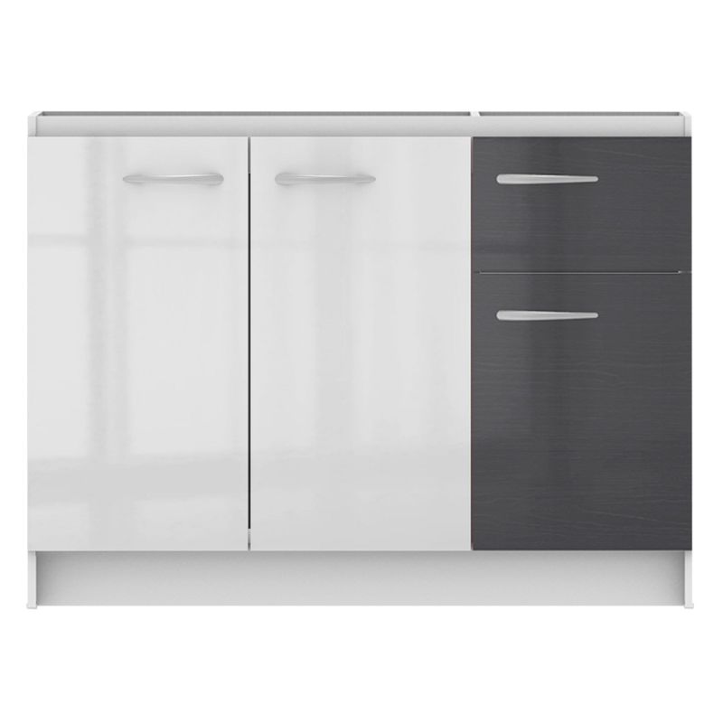 MADESA - Kit Mueble 3 Puertas 1 Cajón 120cm