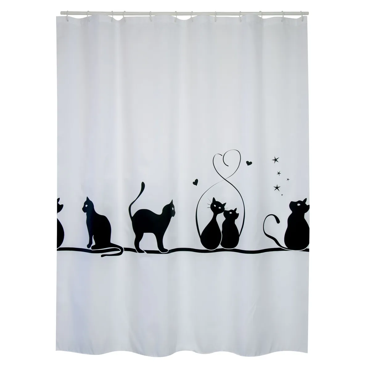 SPIRELLA - Cortina de Baño Gato 180x200cm