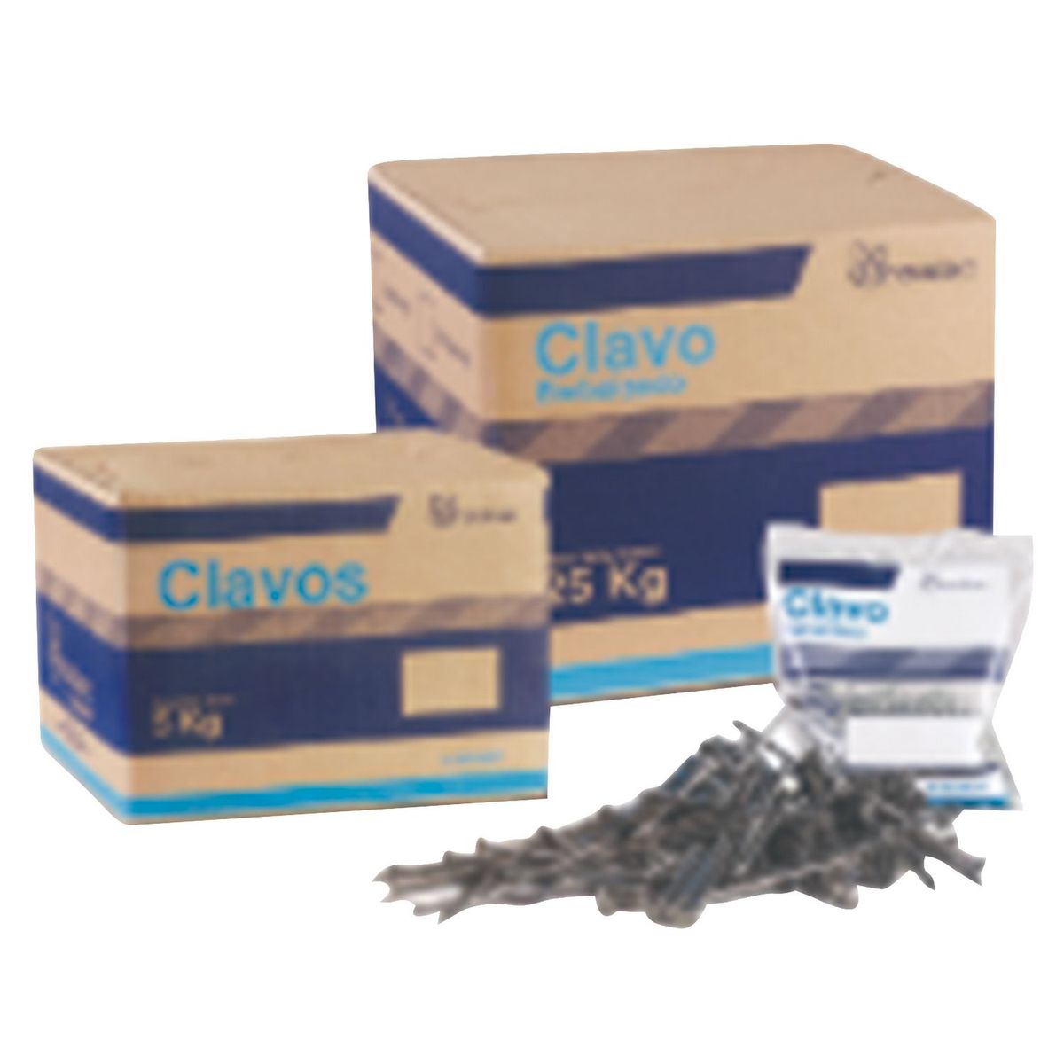 PRODAC - Clavo Carpintero con Cabeza 3/4" x 19 mm. 100 gr.