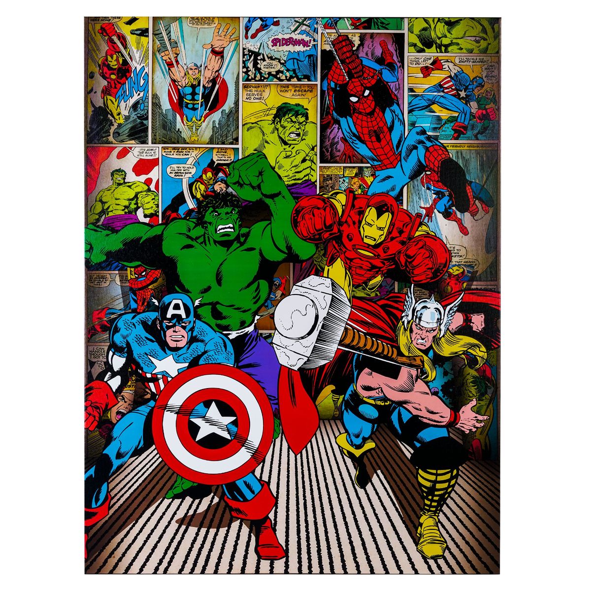 MARVEL - Canvas Marvel Héroes 60x80cm