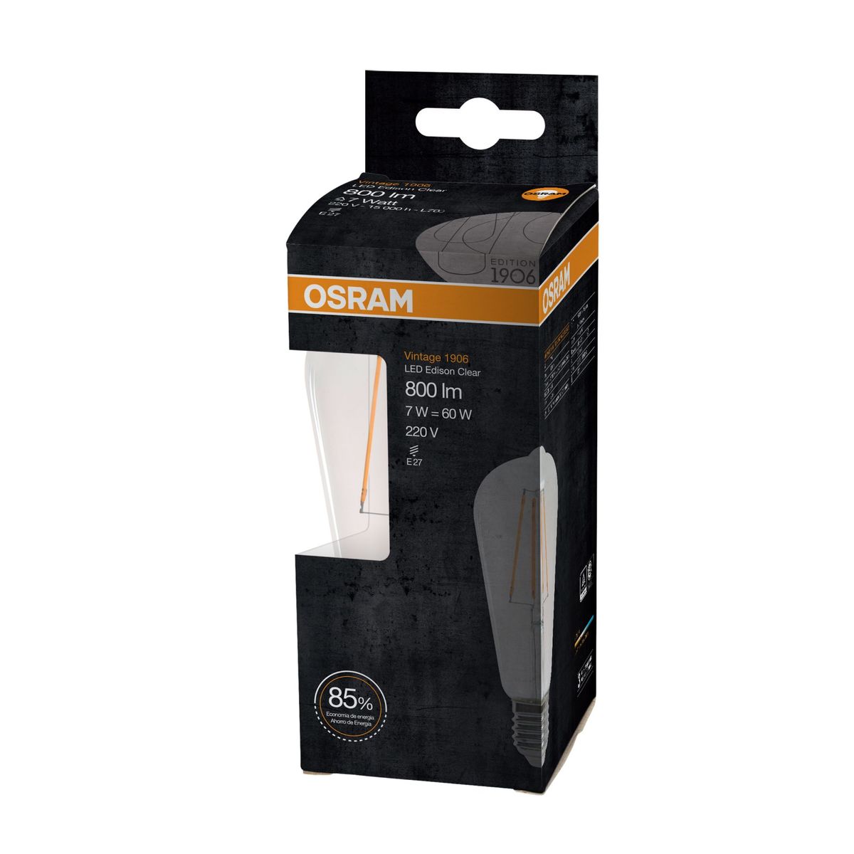 OSRAM - Foco LED Vintage Edison Clara 7w Luz Cálida