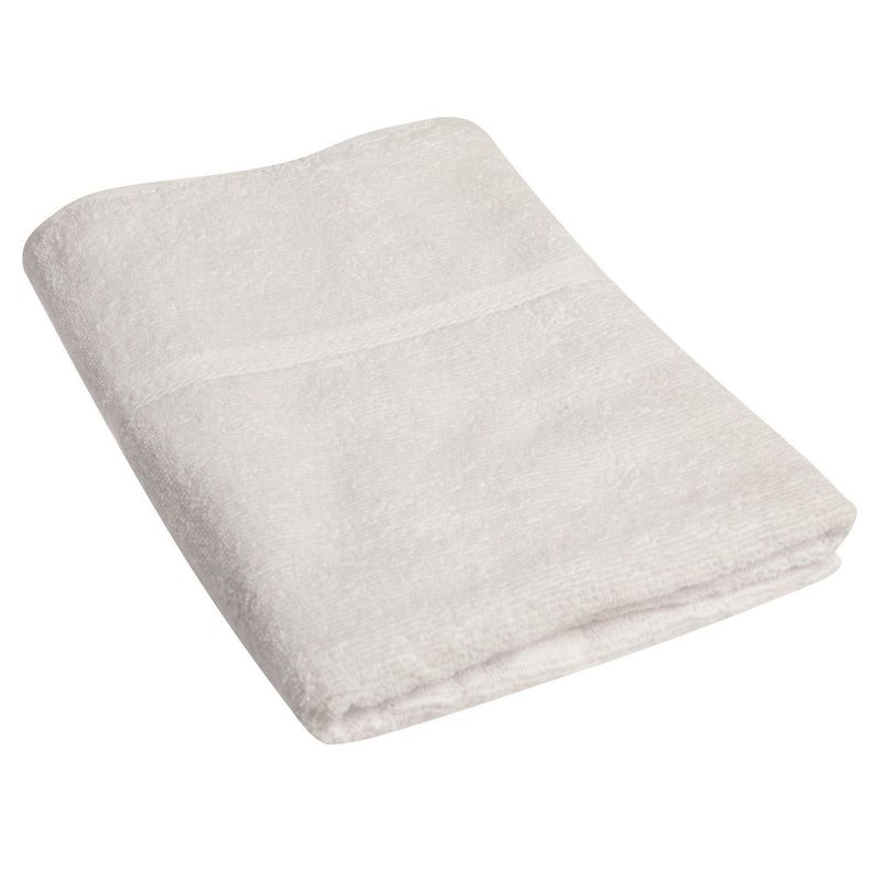 CASA BONITA - Toalla de Baño de Algodón 330gr 75x132cm Blanca