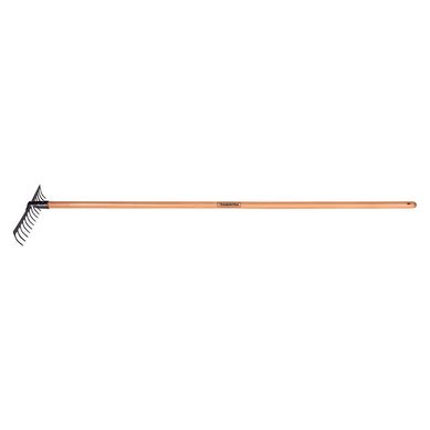 Rastrillo Curvo Liviano Acero Negro 34.7x9.2cm