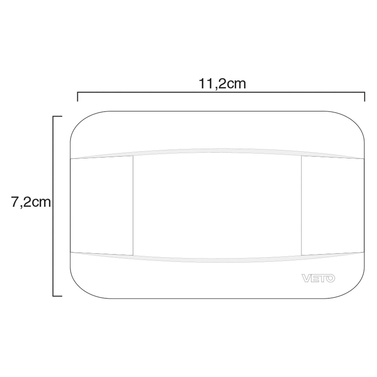 VETO - Tomacorriente Doble 2P 15A