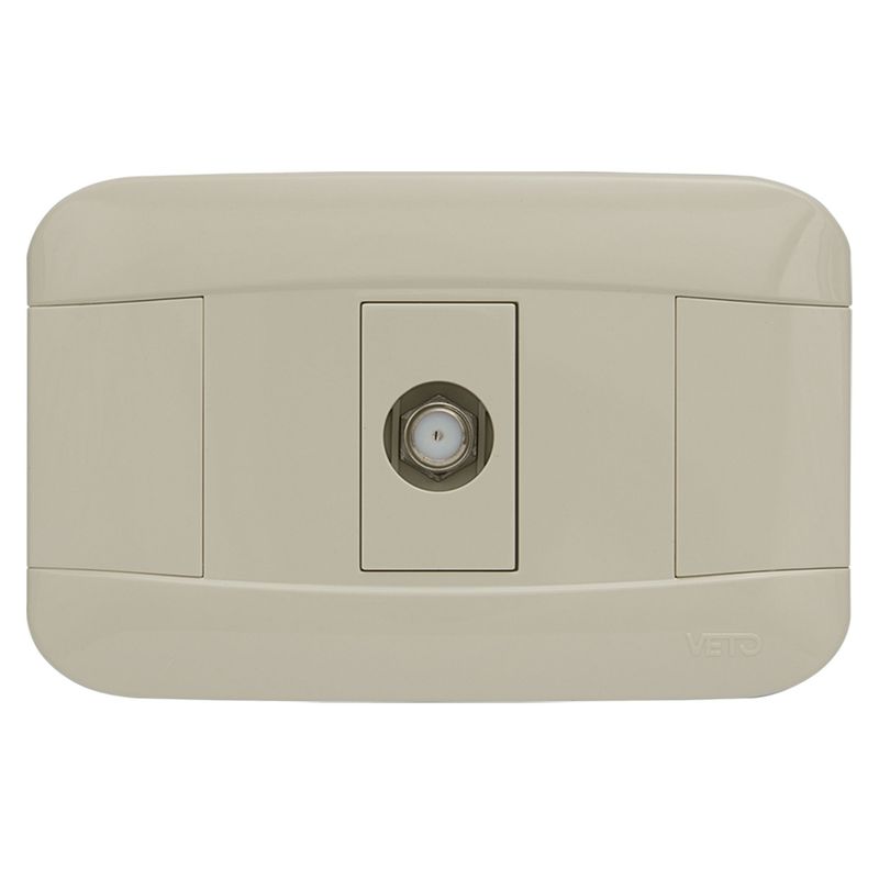 VETO - Tomacorriente TV Coaxial