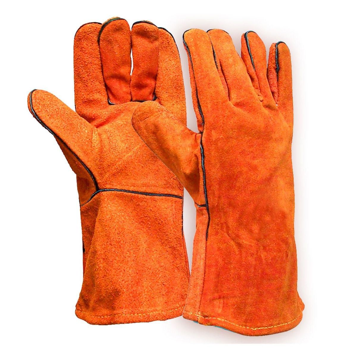 REDLINE - Guantes de Seguridad de Cuero para Soldar Naranja