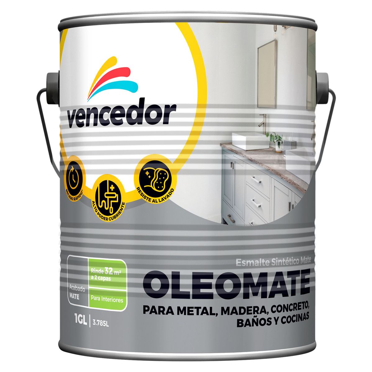 VENCEDOR - Esmalte Sintético Oleomate Deep 1GL