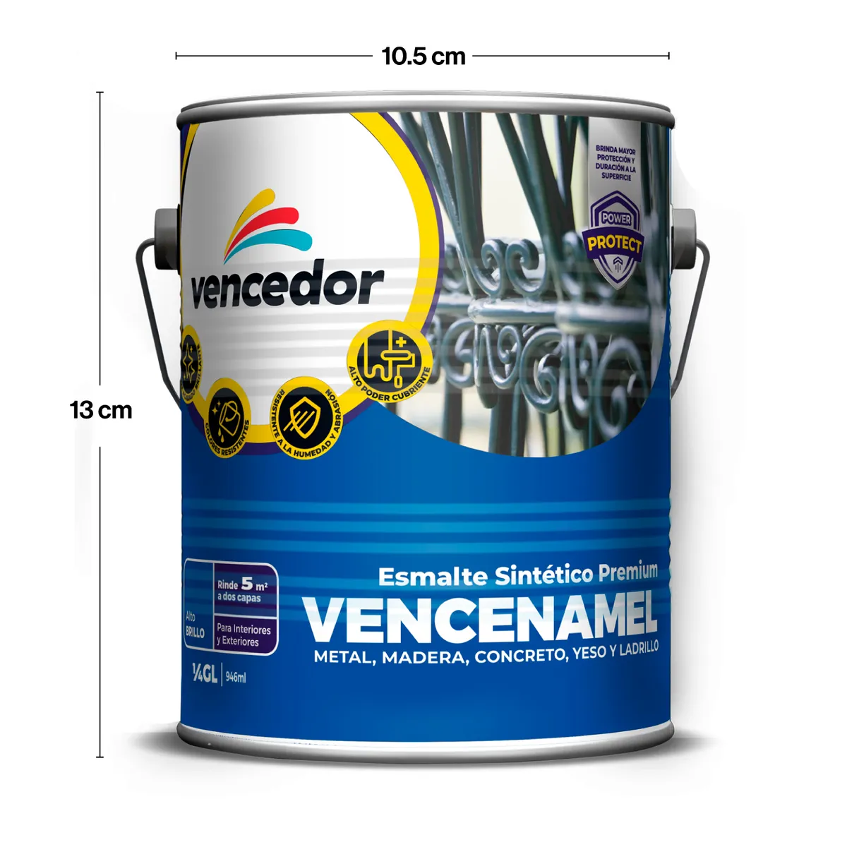 VENCEDOR - Esmalte sintético Vencenamel deep 1/4 gl